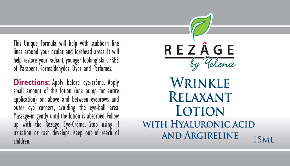 Label-of-Wrinkle-Relaxant-Lotion-with-Hyaluronic-Acid-and-Argireline-Rezage-by-Yelena